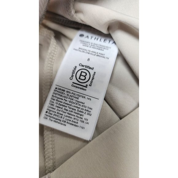 Athleta Brooklyn Mid Rise Ankle Pants 8 - Picture 8 of 9